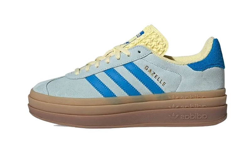 Adidas Gazelle Bold Almost Blue Yellow-IE0430-JHypes