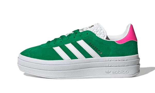 Adidas Gazelle Bold Green Lucid Pink-IG3136-JHypes