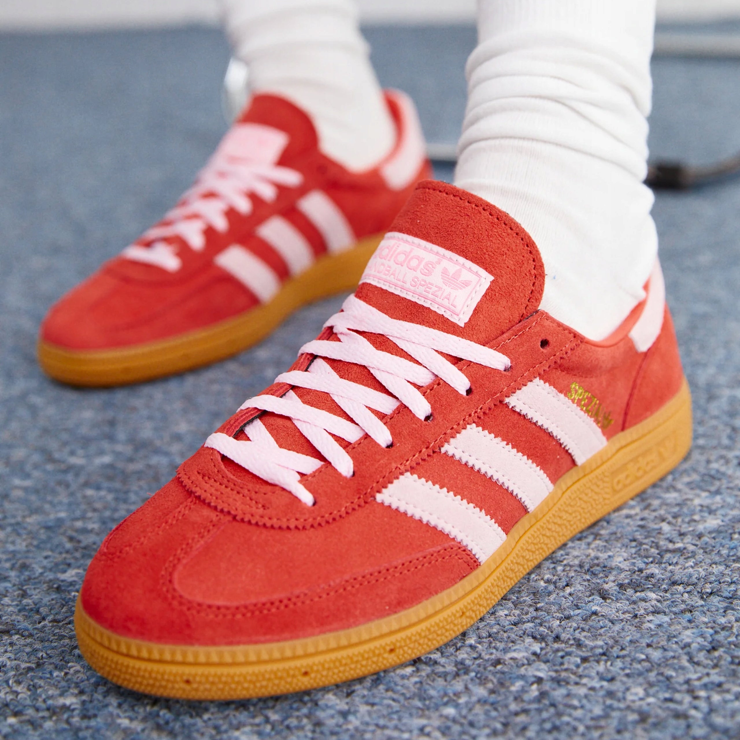 Adidas Handball Spezial Bright Red Clear Pink