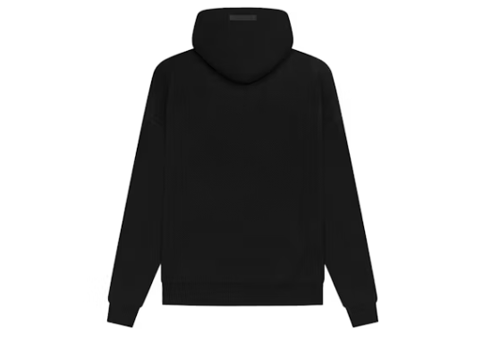 Fear of God Essentials Knit Pullover Hoodie Black Zwart Trui