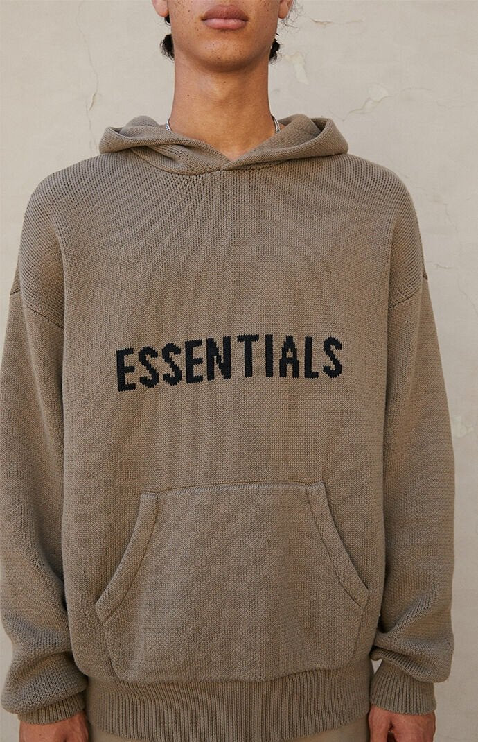 Essentials hoodie bruin