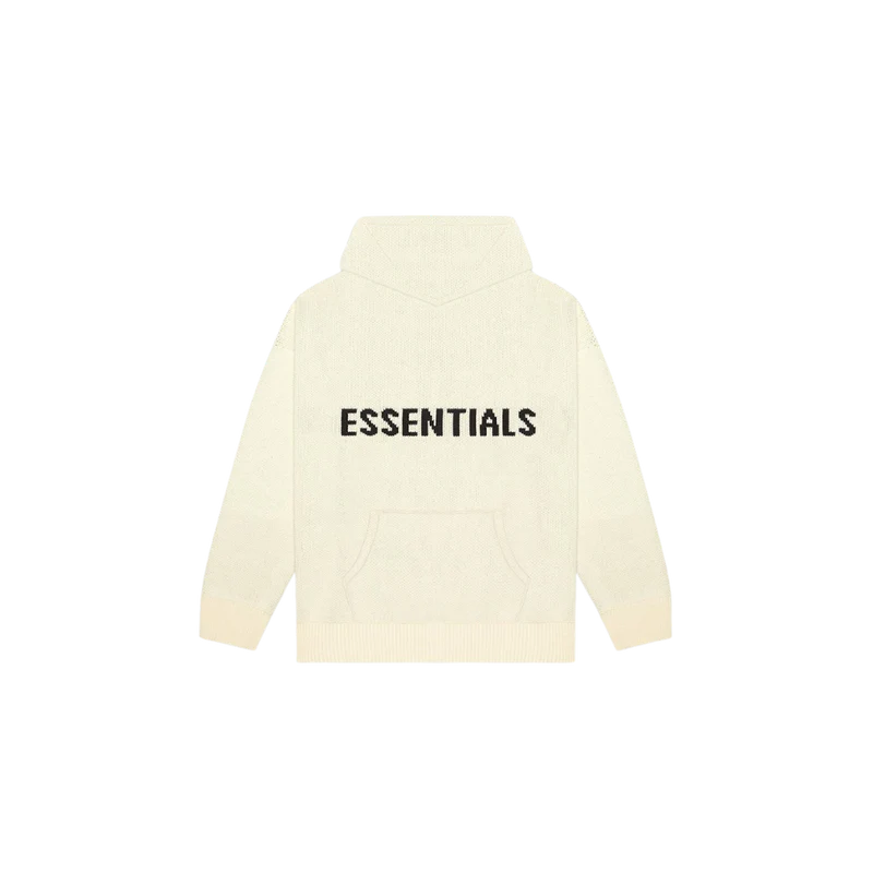 Fear of God Essentials Knit Hoodie Cream