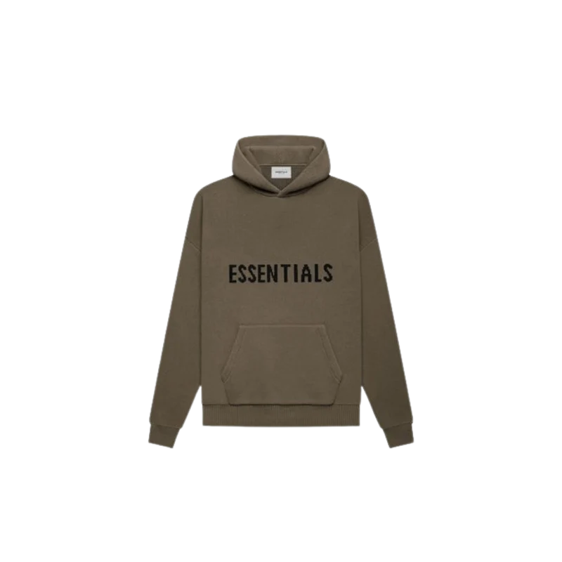 Fear of God Essentials Knit Pullover Hoodie Harvest Brown