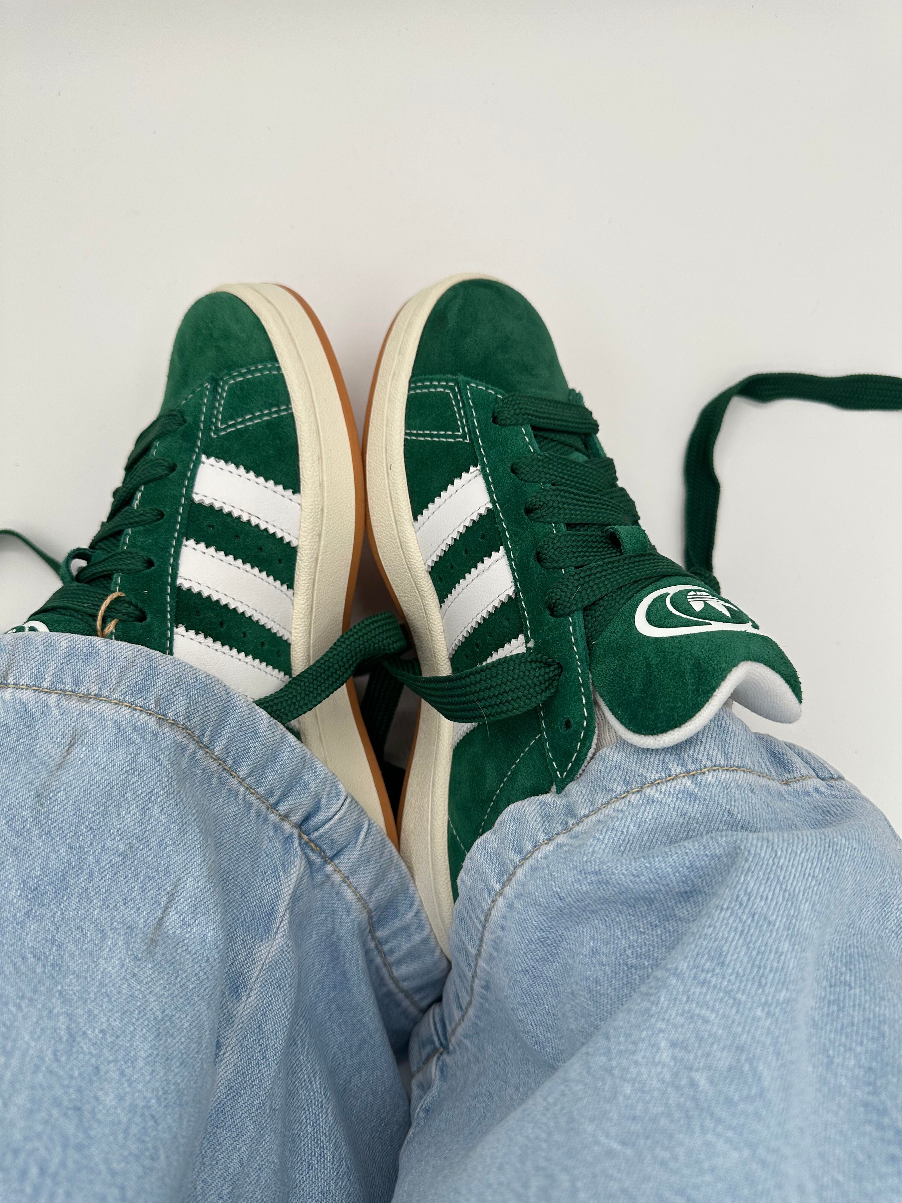 Adidas Campus 00s Dark Green Cloud White