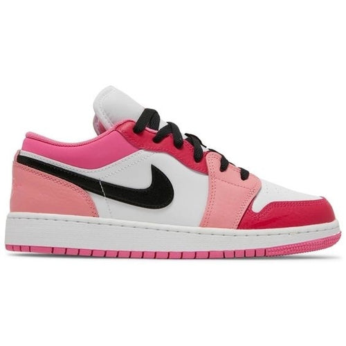 Jordan 1 Low Pink Red GS-553560-162-sneaker-JHypes