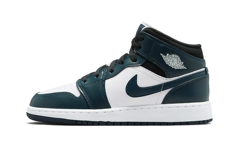 Jordan 1 Mid Dark Teal GS-554725-411-JHypes