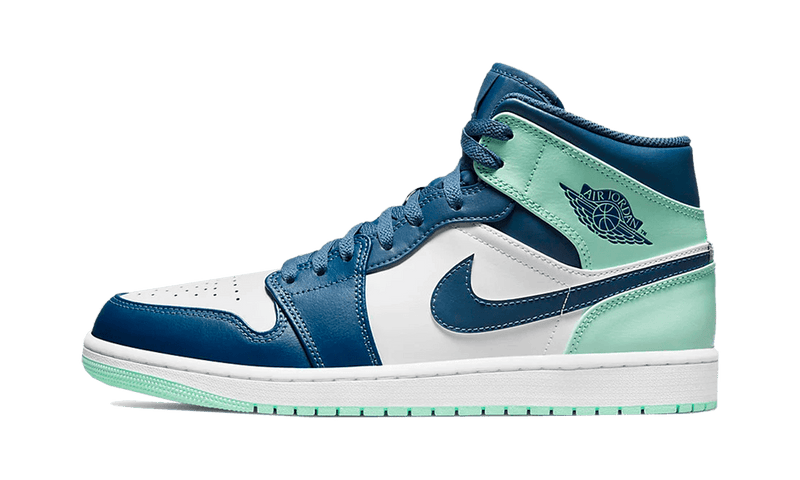 Jordan 1 Mid Mystic Navy Mint-640734-413-JHypes