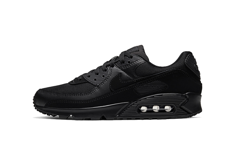 Nike Air Max 90 Recraft Triple Black-537384-092-JHypes