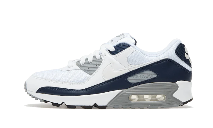 Nike Air Max 90 White Grey Obsidan-CD6864-105-JHypes