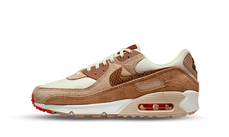 Nike Air Max 90 SE Pale Ivory Snakeskin Swoosh (W)