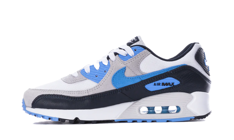 Nike Air Max 90 White University Blue-DQ4071-101-JHypes