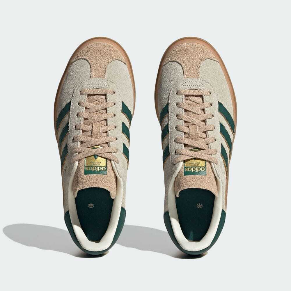 Adidas Gazelle Bold Magic Beige Collegiate Green